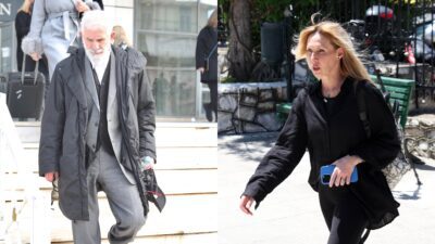 Ο Πέτρος Φιλιππίδης και η Εβελίνα Παπούλια